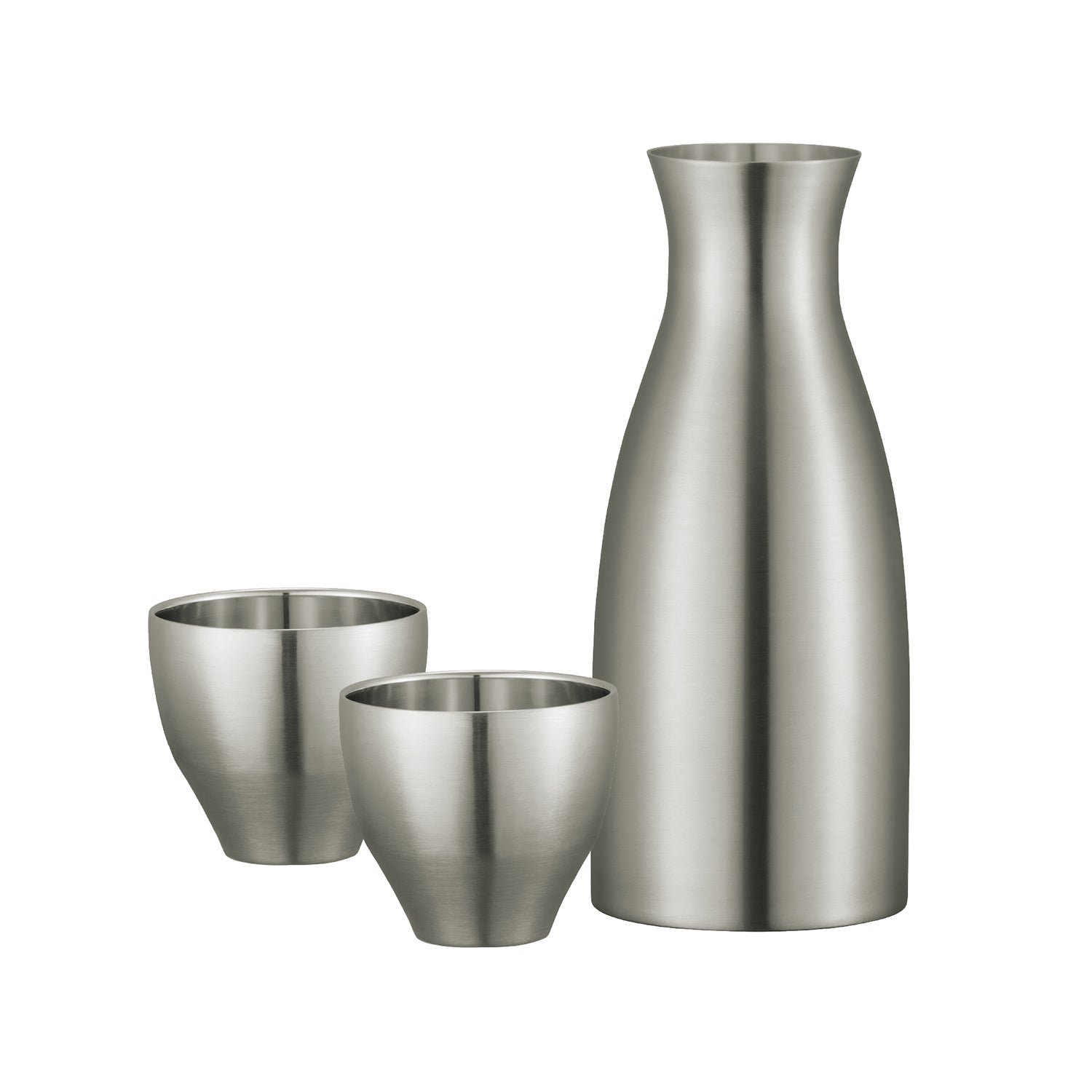 魔法瓶構造のぐい呑と徳利のセット | の酒器・グラス | クラフト酒