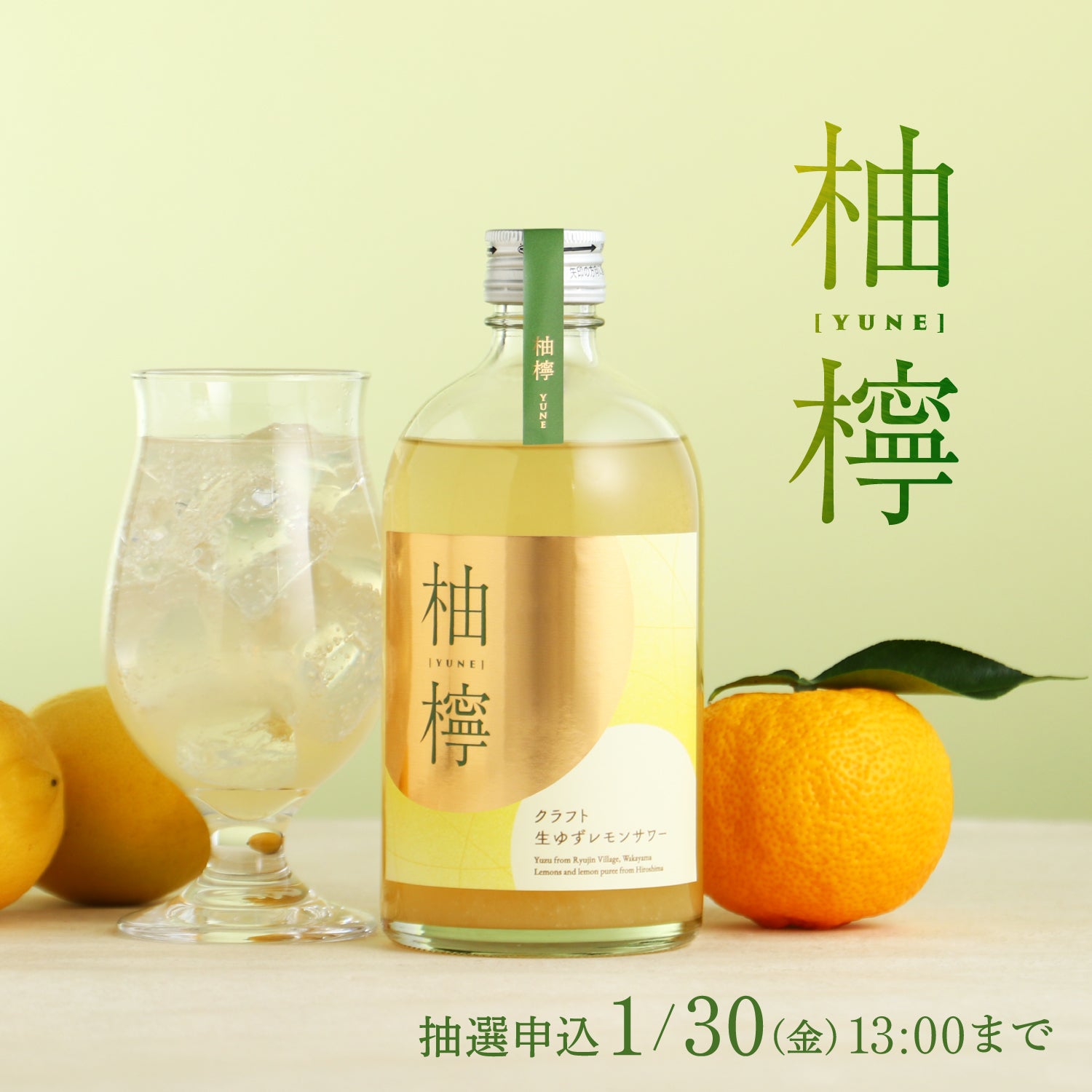 柚檸 -クラフト生ゆずレモンサワー- | クラフト酒・日本酒の通販なら