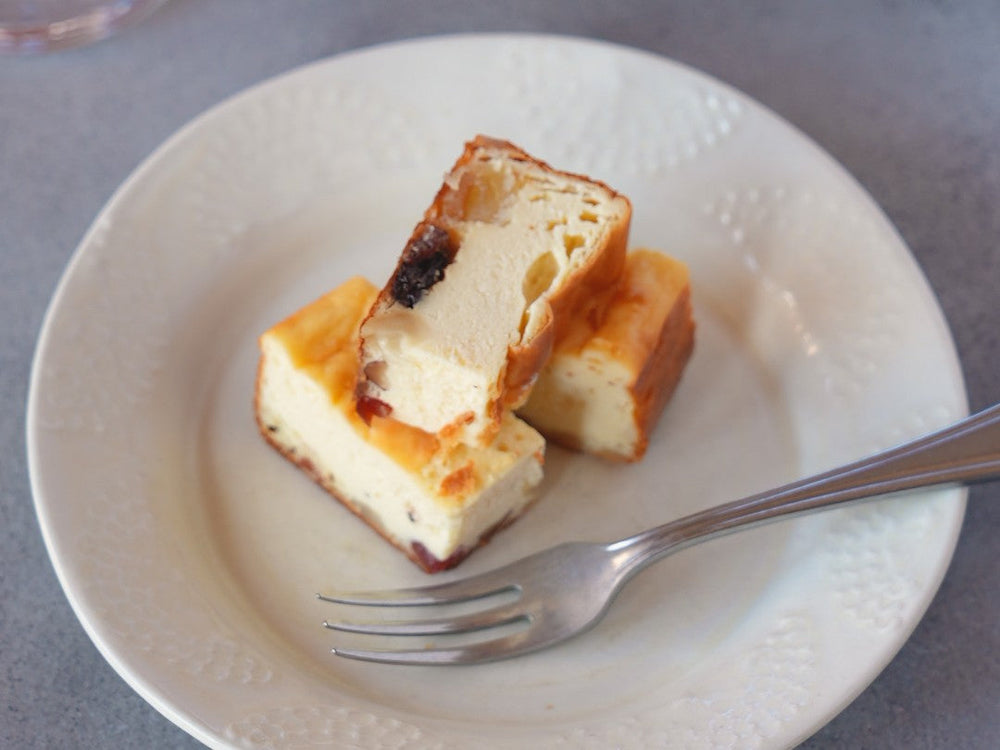 ひと手間おつまみスイーツ「甘くないチーズケーキ」