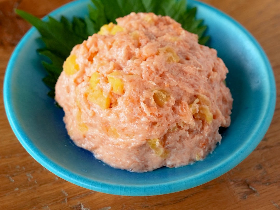 全部まな板で刻むだけ「サーモンクリチなめろう」