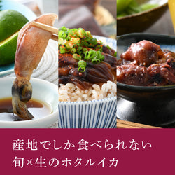 旬を活かした福井のホタルイカ3種食べ比べセット