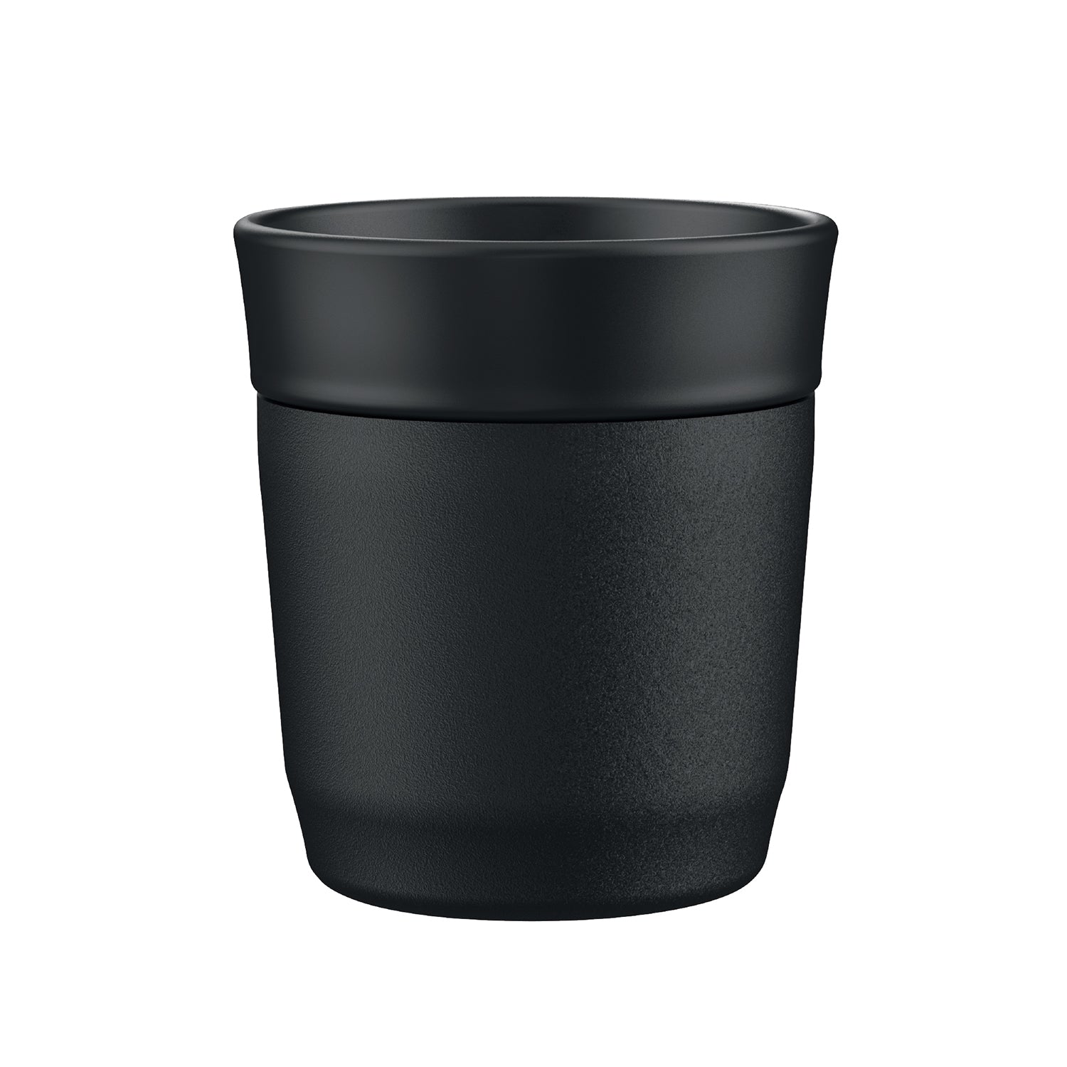 魔法瓶構造の焼酎タンブラー / ブラック