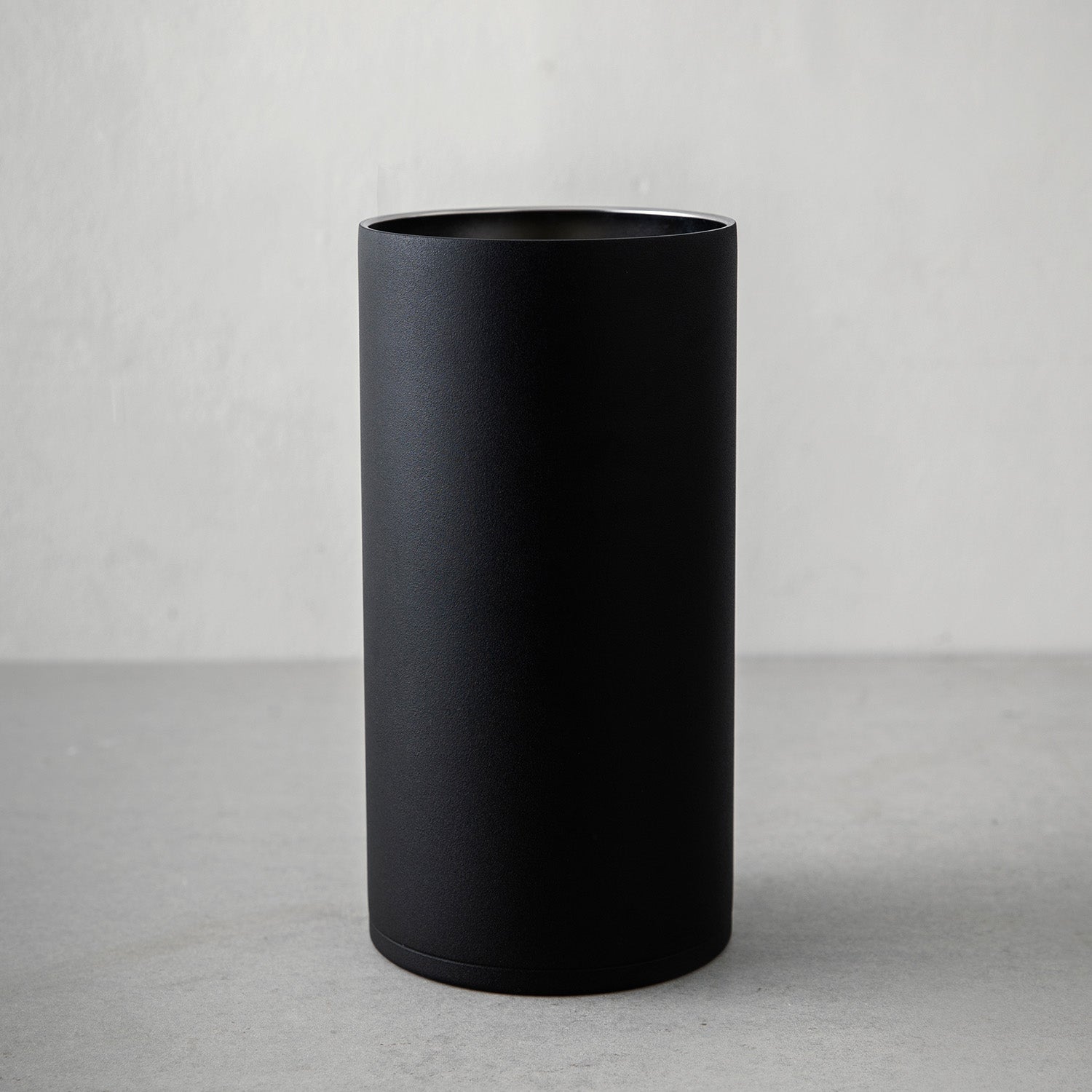 魔法瓶構造のワインクーラー / ブラック