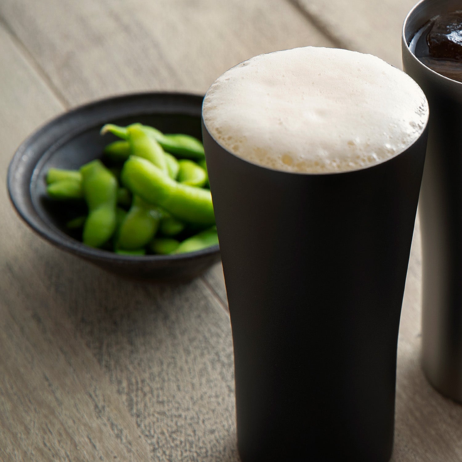 魔法瓶構造のビアタンブラー / ブラック