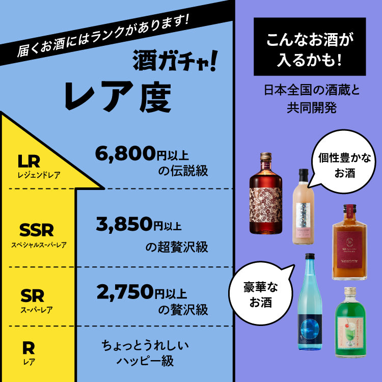 【40万回記念】SSR1本確定4連酒ガチャ