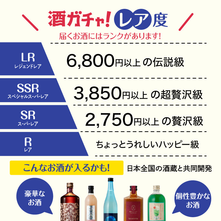 【メルマガ限定】LR1本確定マストバイ4連酒ガチャ