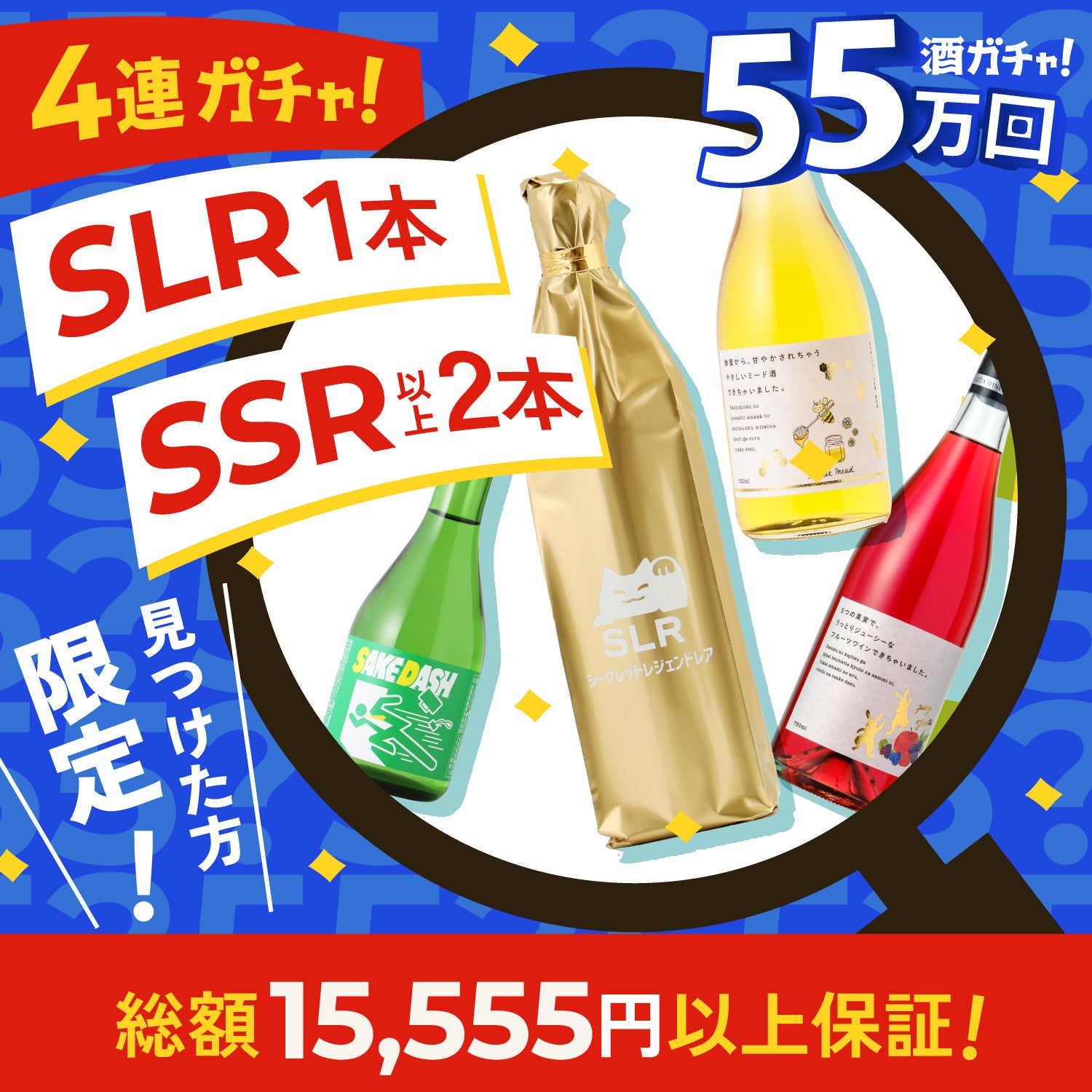【見つけた人限定】SLR確定！総額15,555円以上確約のマル秘プラン