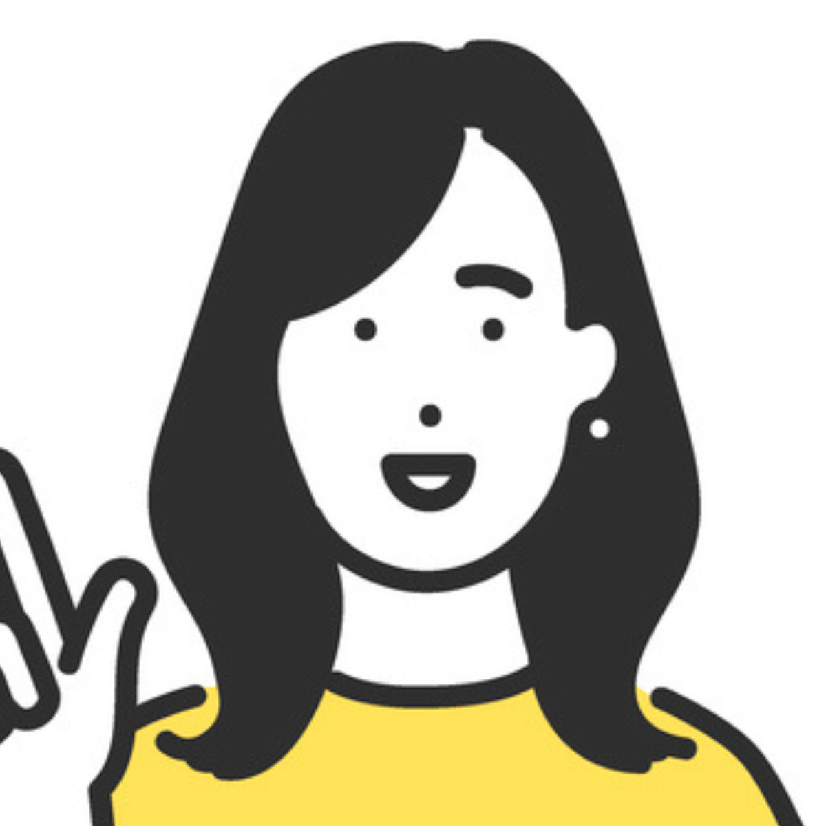 吹き出し右側用のアイコン