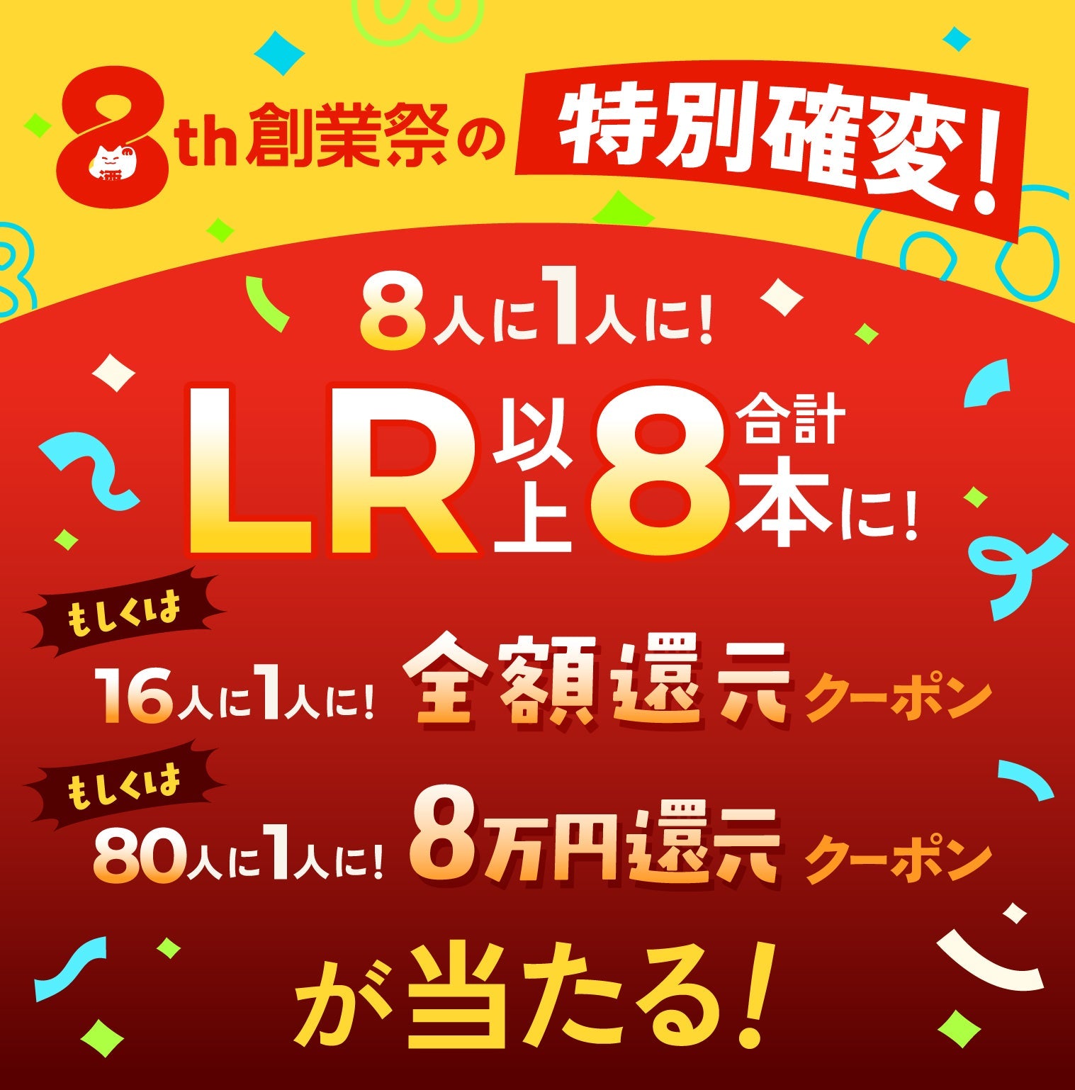 【祝！クランドの日】一年に一度の最上級の豪華4連酒ガチャ