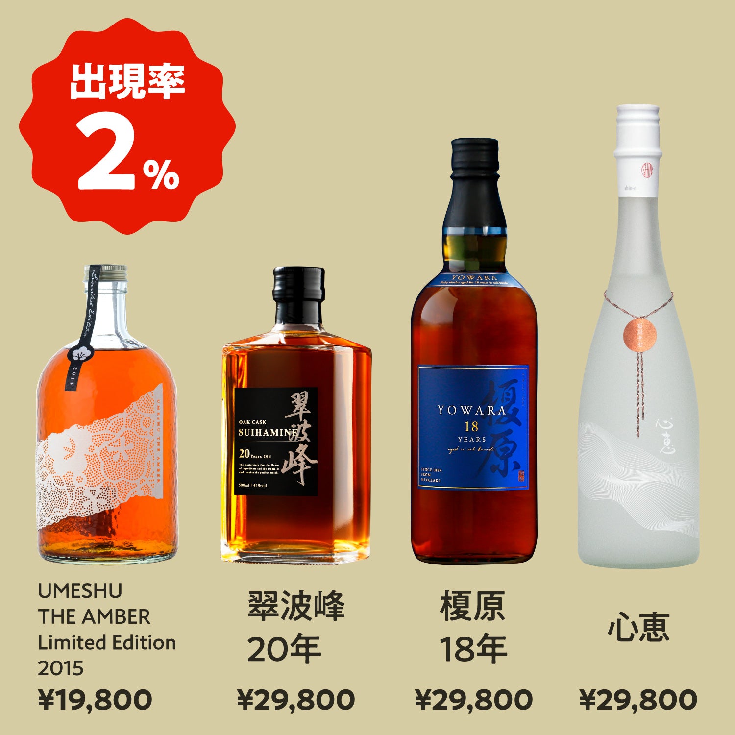 最大24,400円OFF！酒ガチャ福袋【福ぶくろうくんプラン】