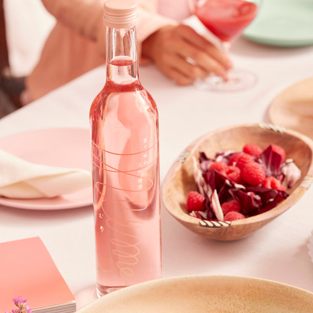 透き通ったピンク色の梅酒『mume pink』