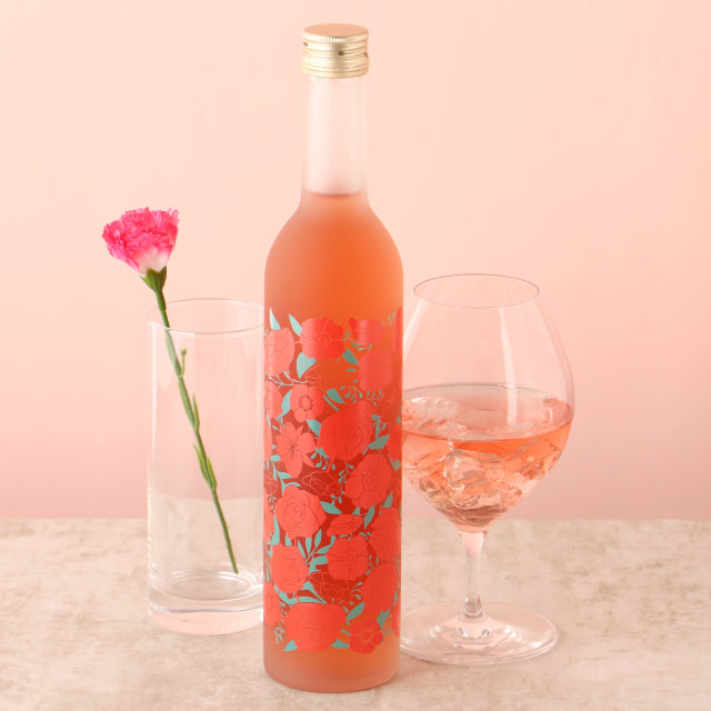 フラワーブーケ -ロゼワイン- 【オリジナルボックス付き】