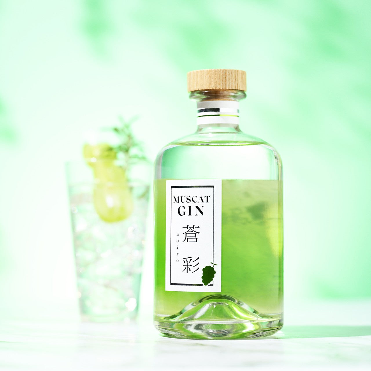 MUSCAT GIN 蒼彩 -aoiro-