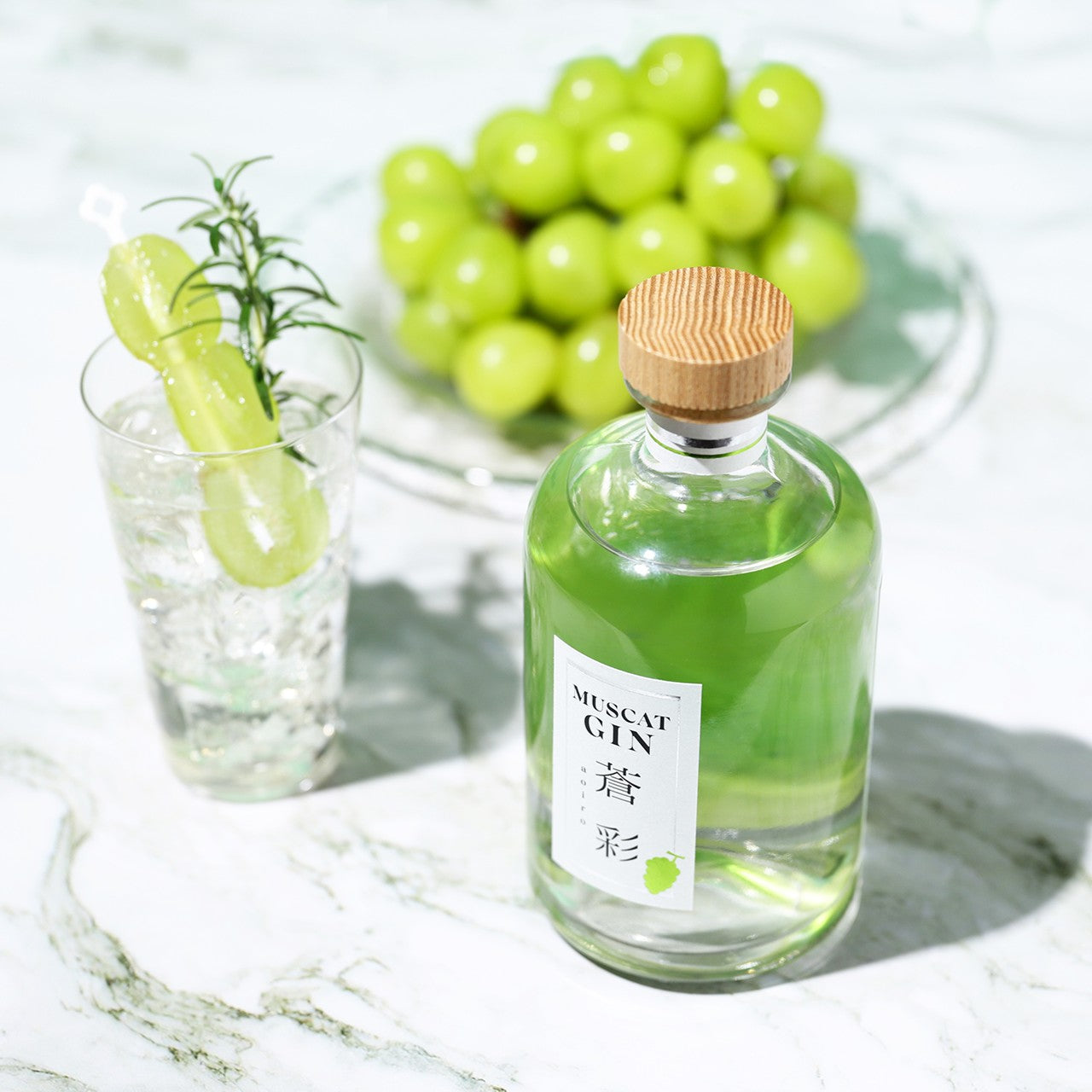 MUSCAT GIN 蒼彩 -aoiro-