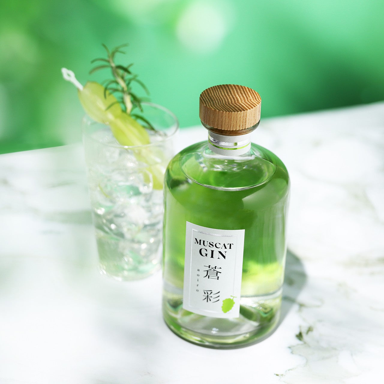 MUSCAT GIN 蒼彩 -aoiro-