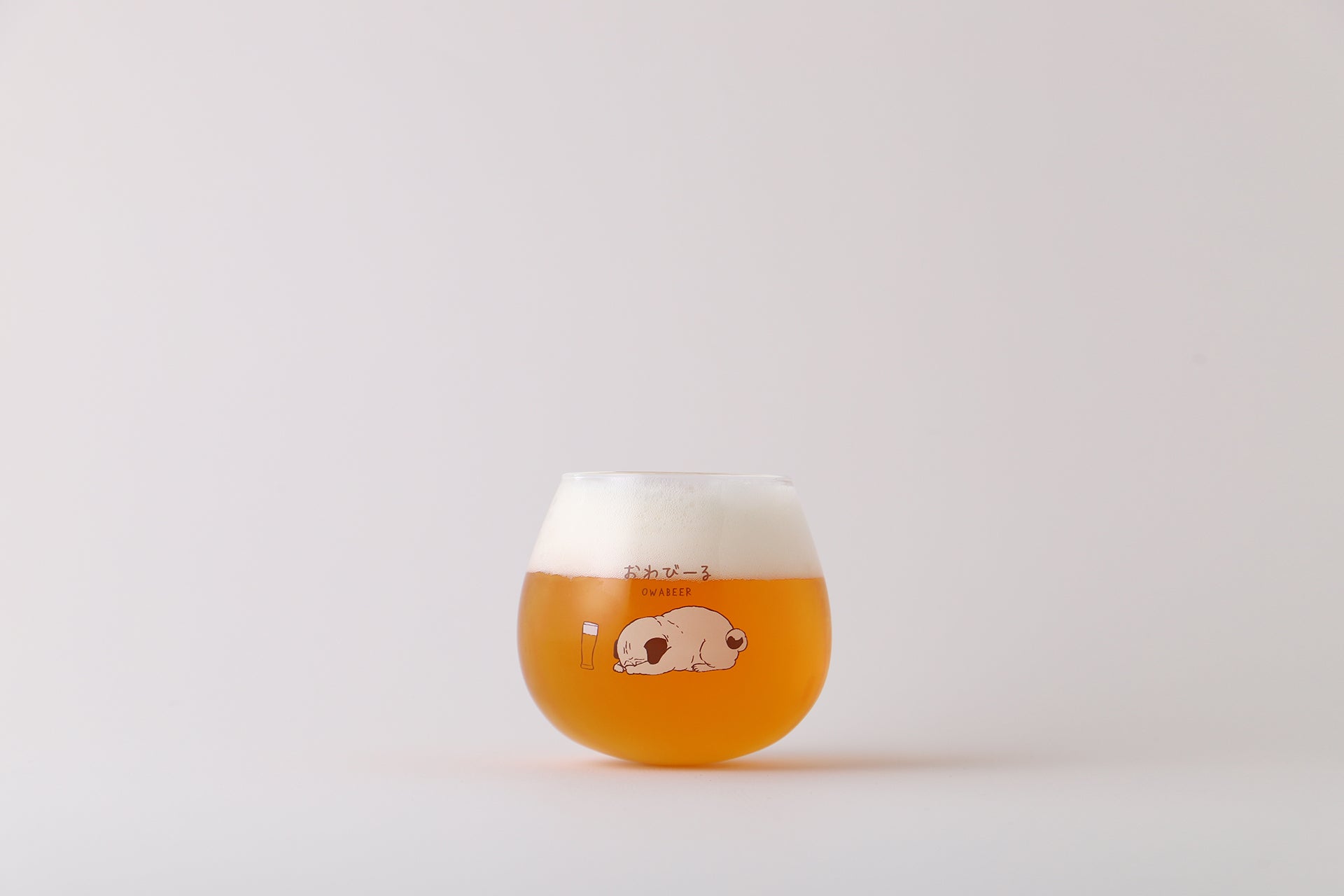おわびーるゆらゆらグラス -まいるど- | の酒器・グラス | クラフト酒