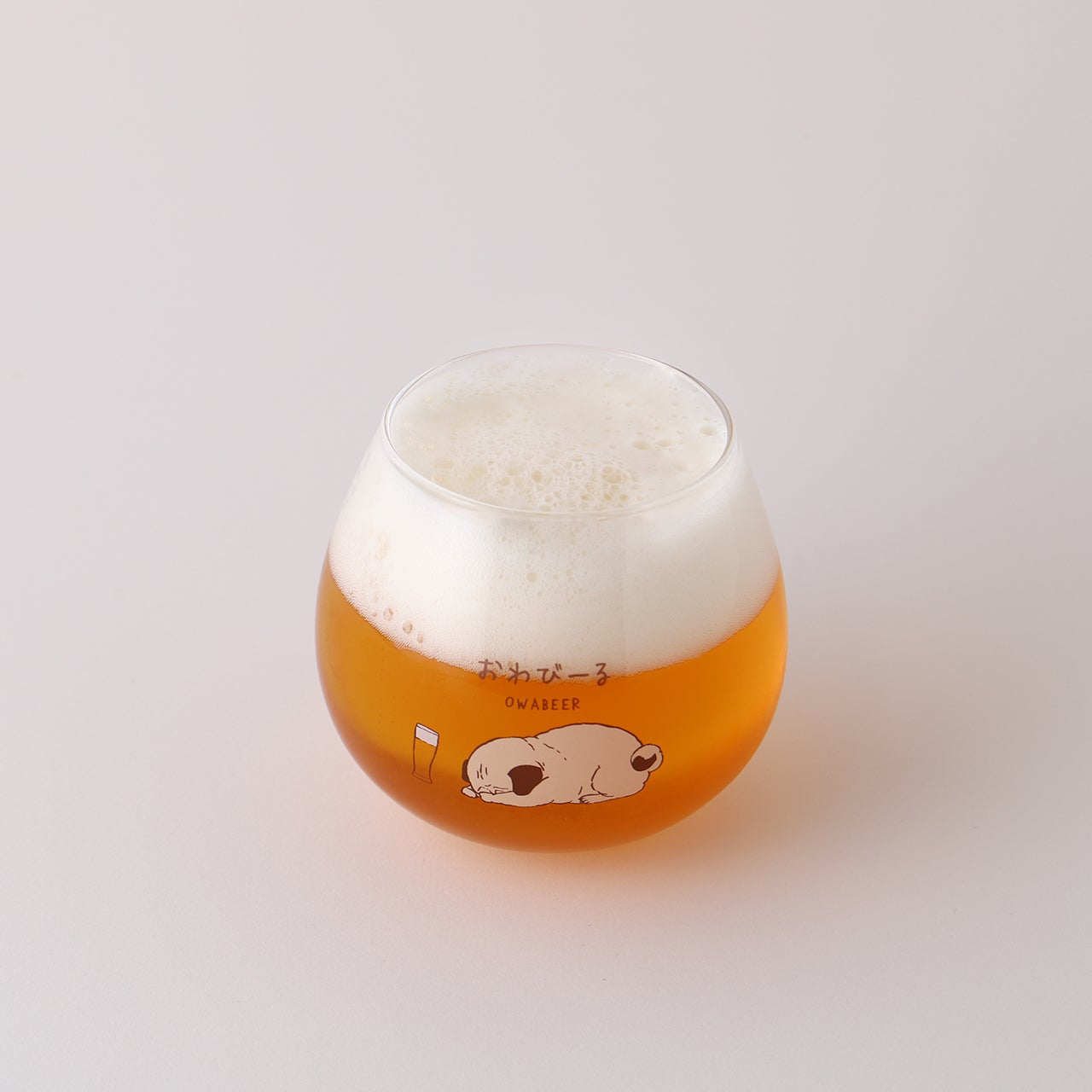 おわびーるゆらゆらグラス -まいるど-