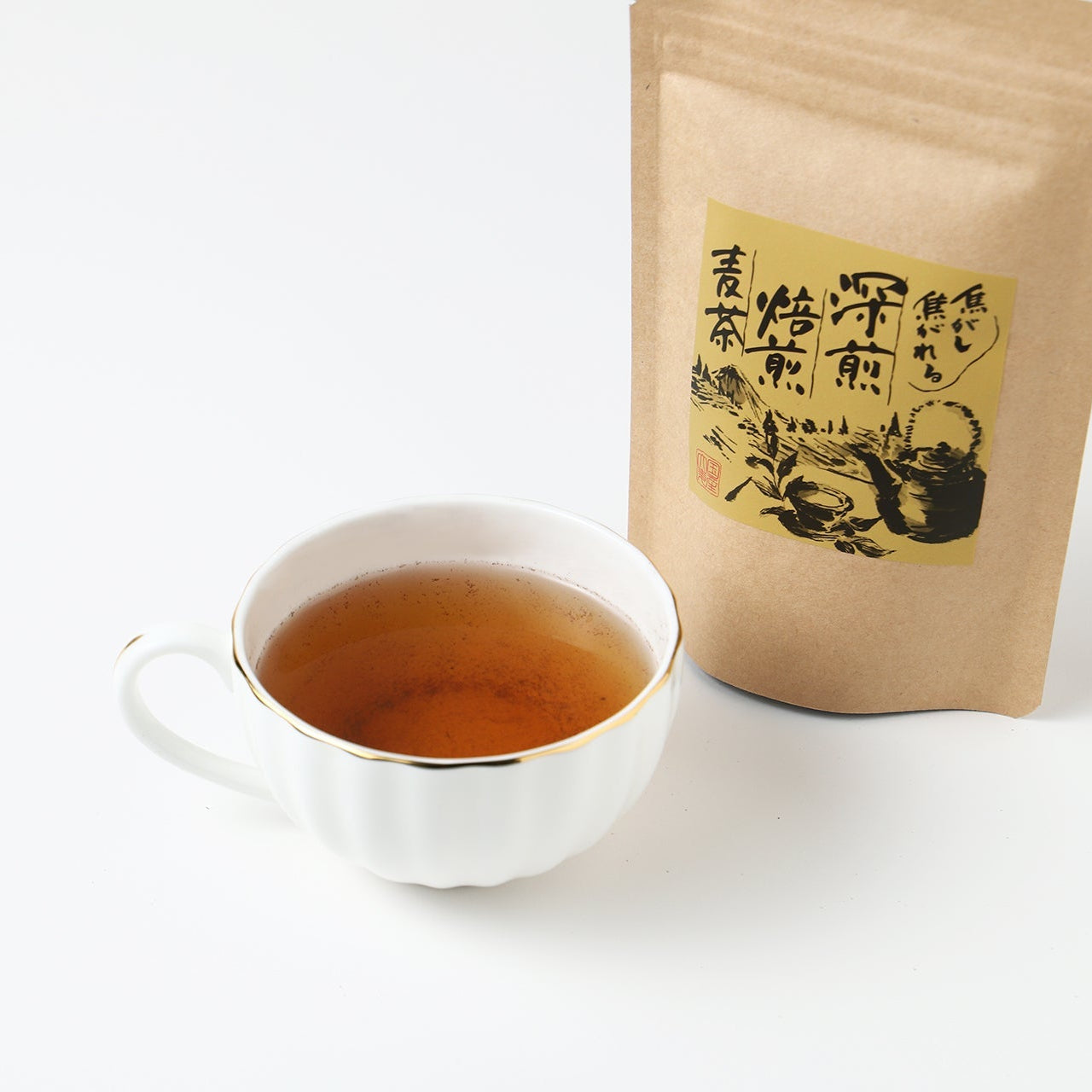 焦がし焦がれる深煎焙煎麦茶