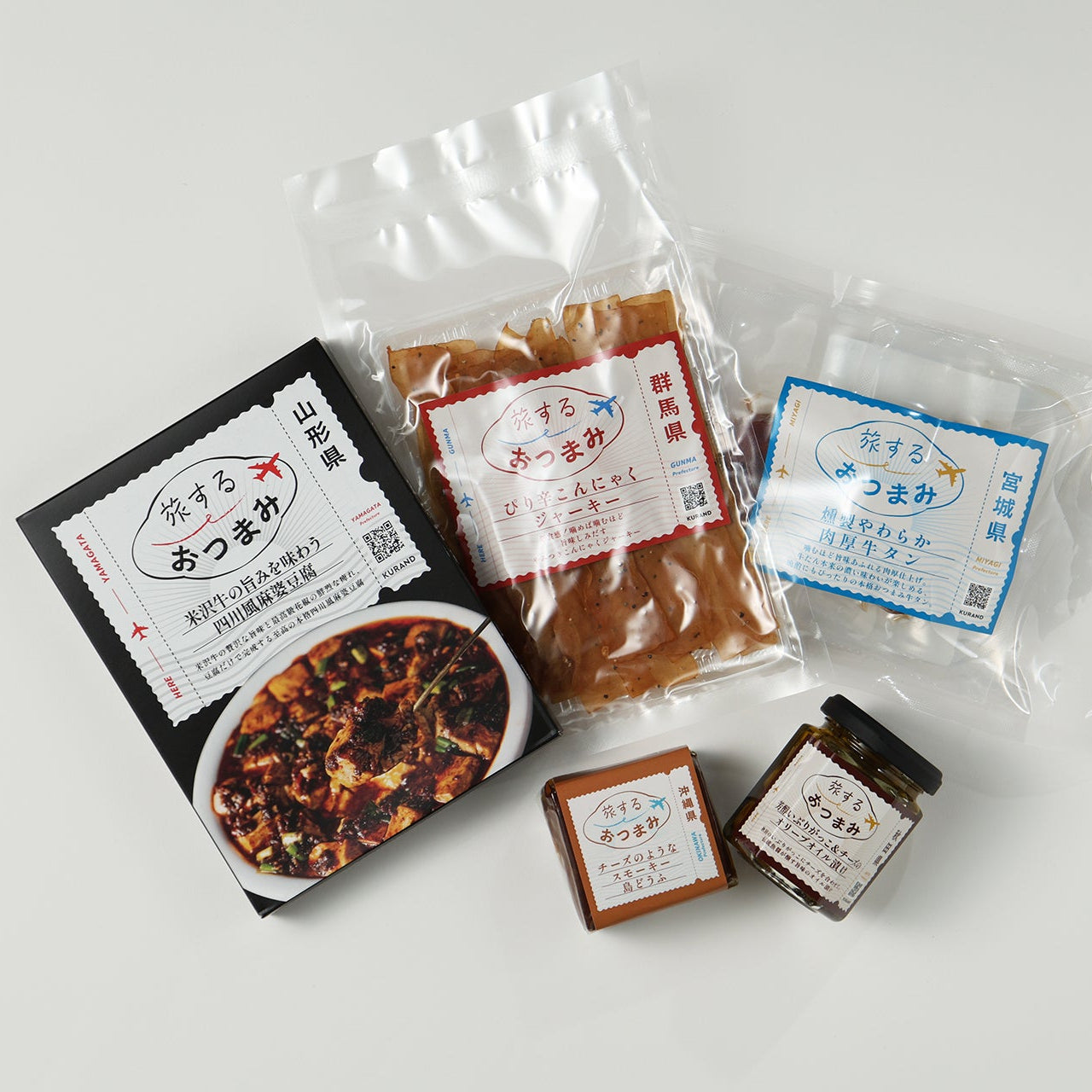 ギフトボックス付き】旅するおつまみ＆甘口日本酒詰め合わせセット