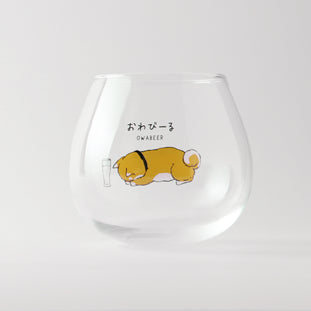 おわびーるゆらゆらグラス -ごくごく-