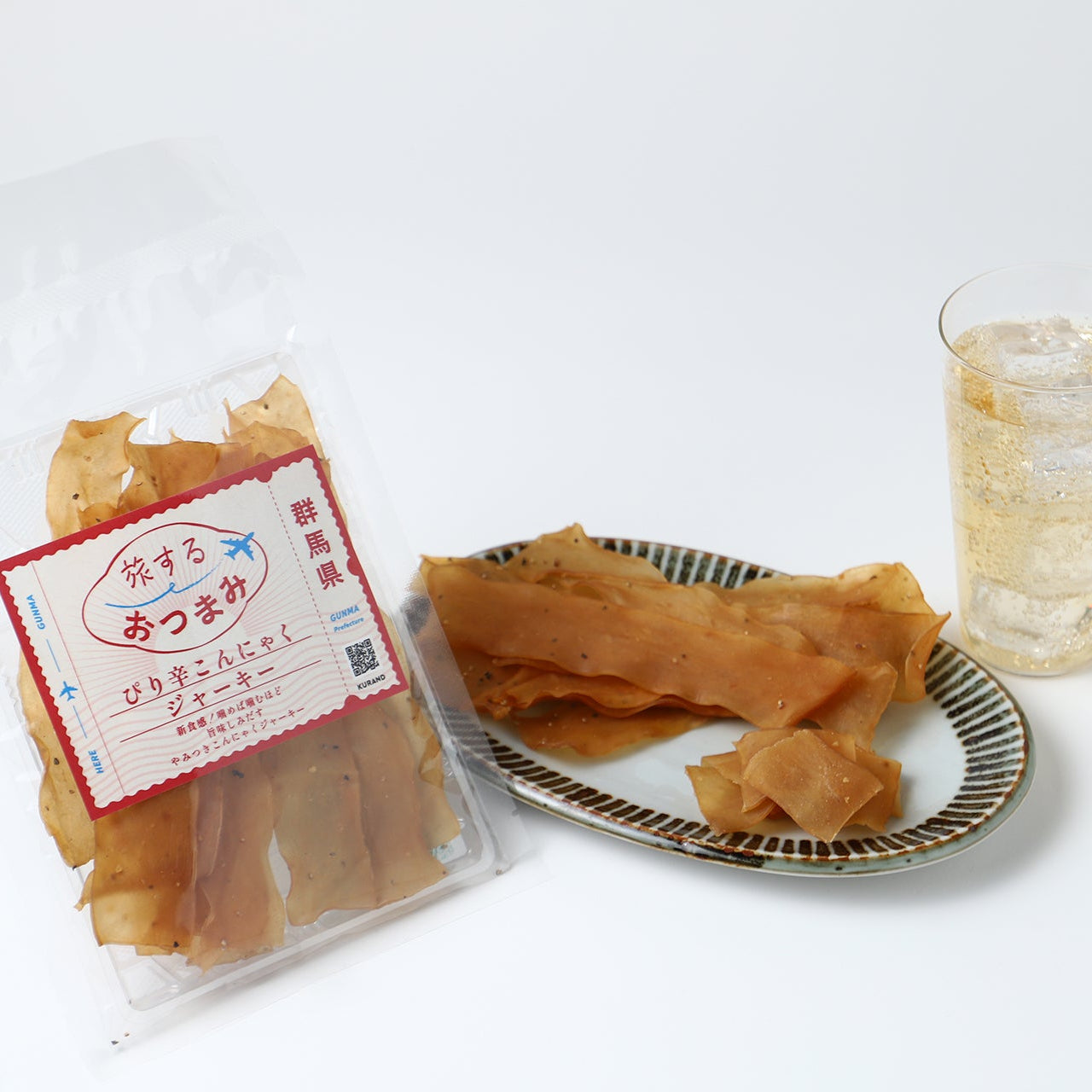 旅するおつまみ ぴり辛こんにゃくジャーキー | のおつまみ | クラフト