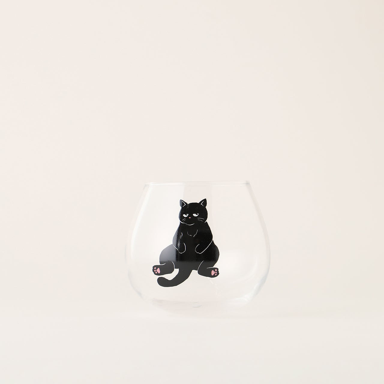 おじ猫ゆらゆらグラス