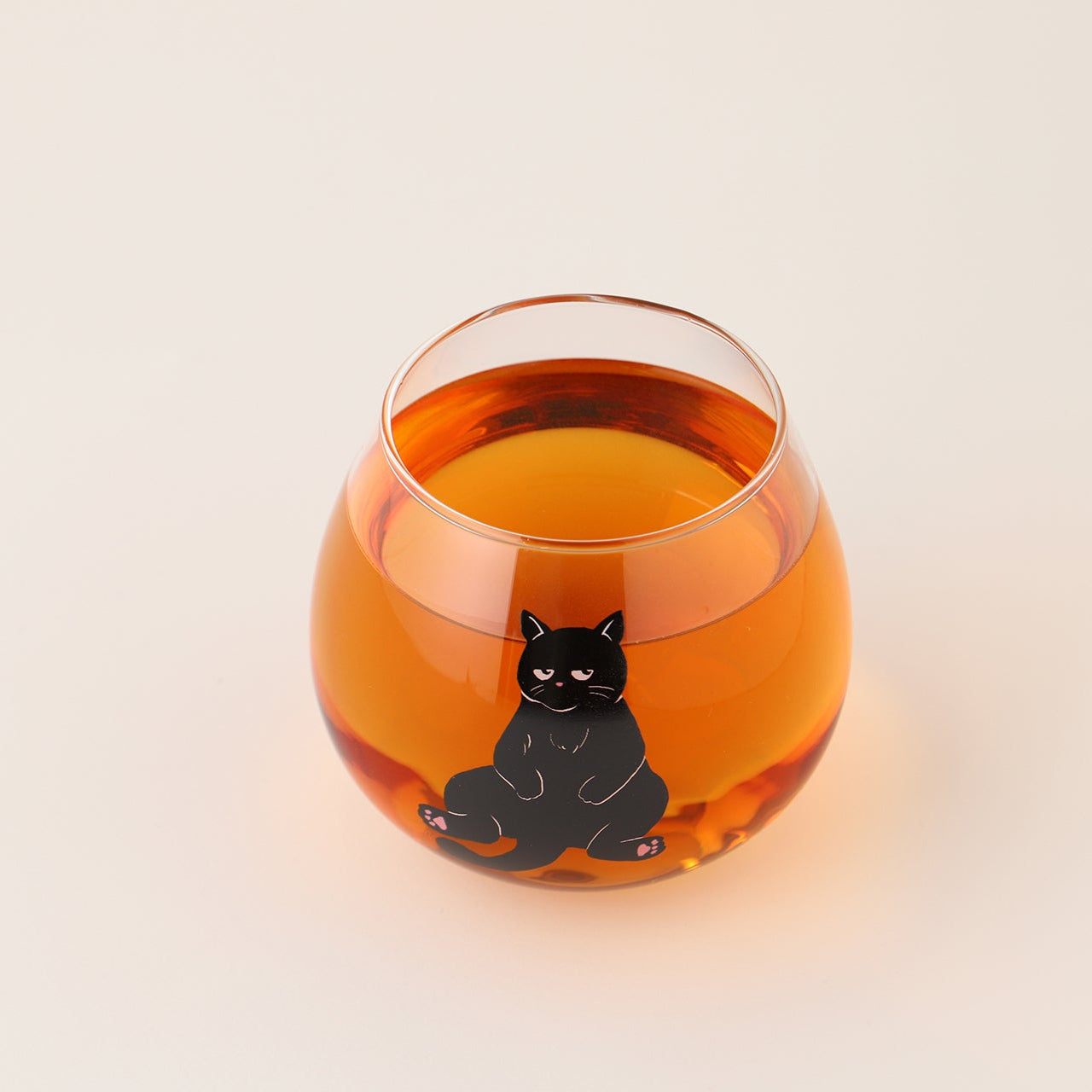 おじ猫ゆらゆらグラス