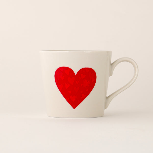 VITRA★マグカップ★LOVE HEART★MUGS★WHITE / RED Coffee Mugs - Love Heart(コーヒー マグ - ラブ ハート)[タブルーム]