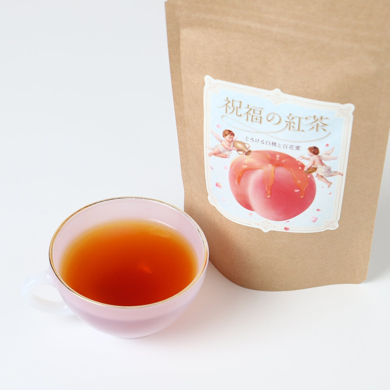 祝福の紅茶 -とろける白桃と百花蜜-