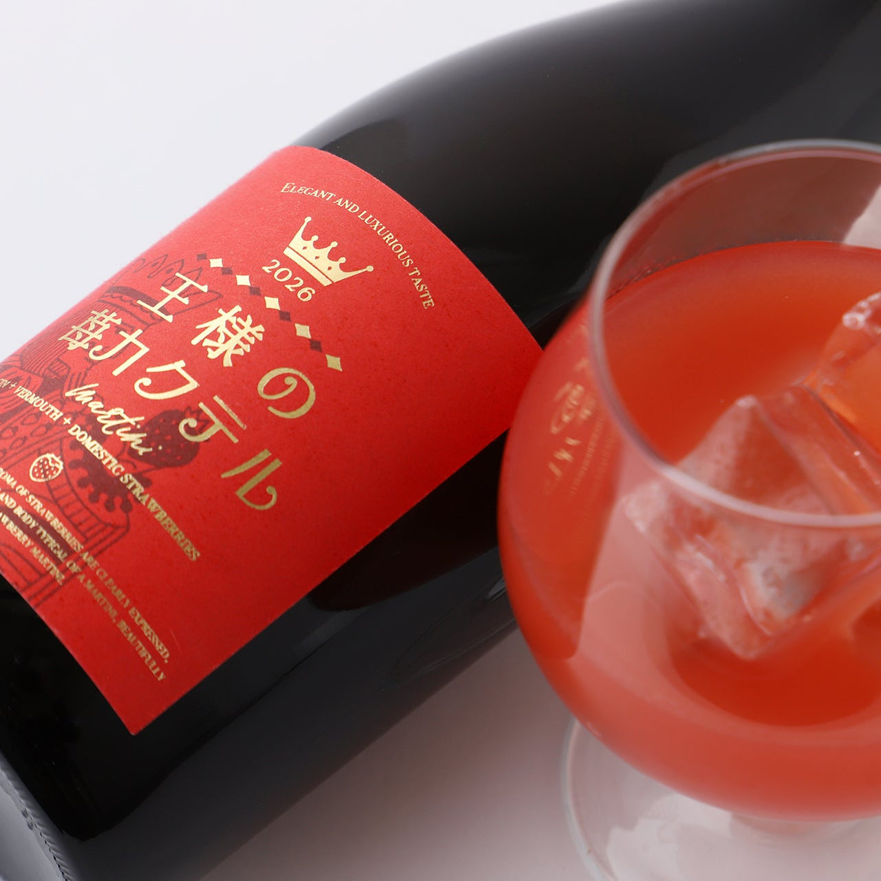 王様の苺カクテル