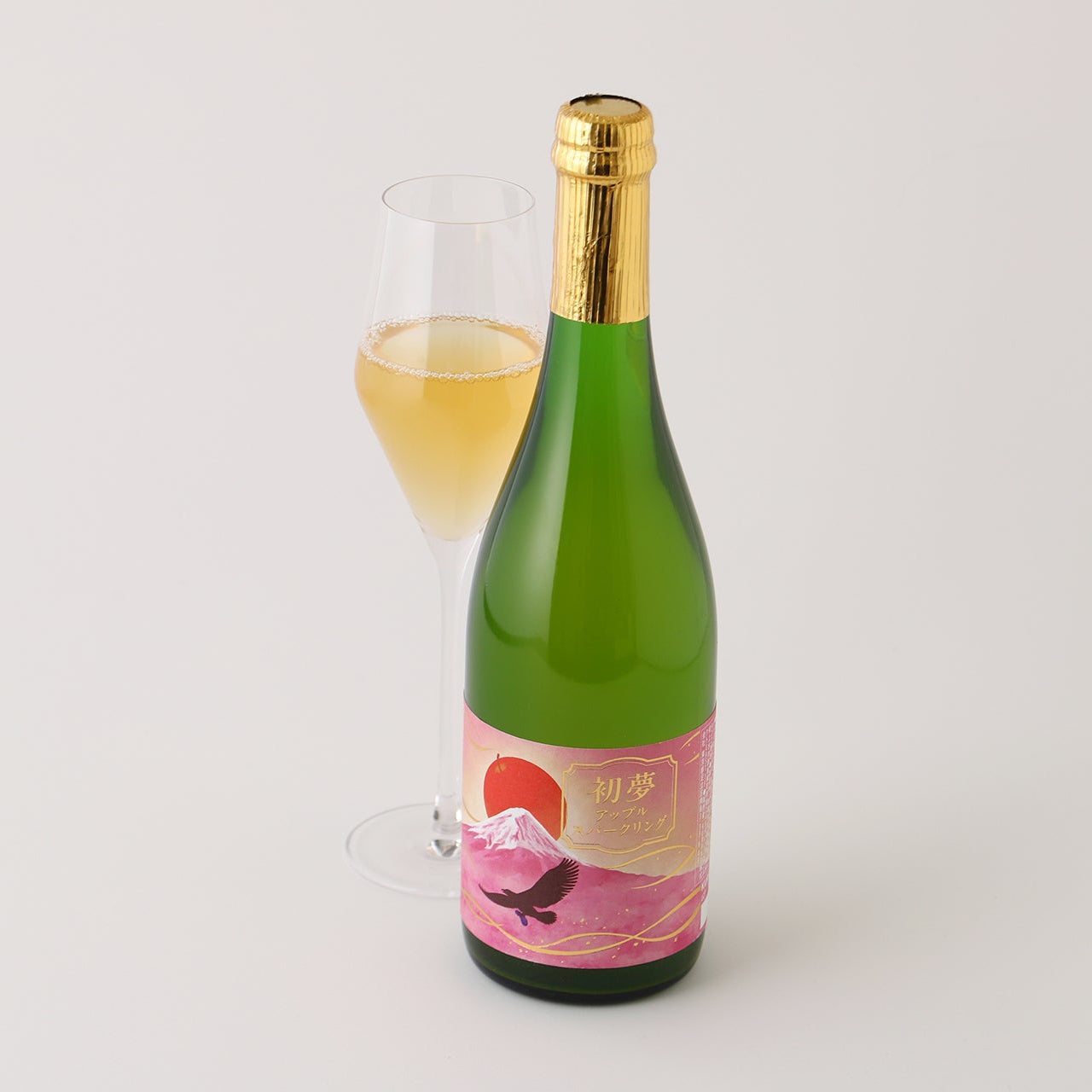 初夢アップルスパークリング | 長野県の果実酒 | クラフト酒・日本酒の