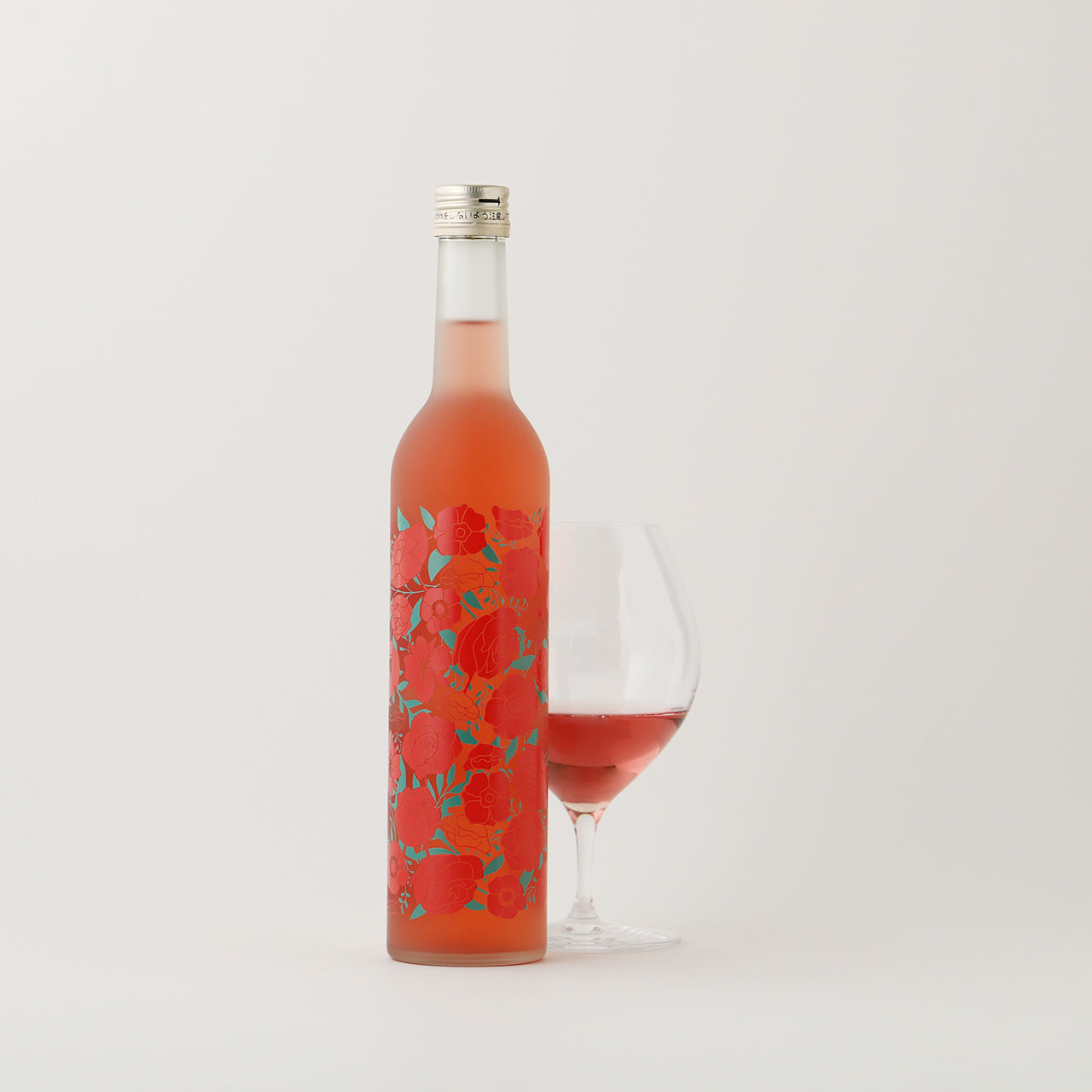 フラワーブーケ -ロゼワイン- 【オリジナルボックス付き】