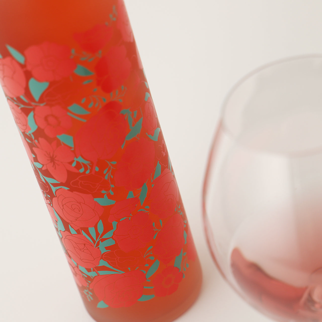 フラワーブーケ -ロゼワイン- 【オリジナルボックス付き】