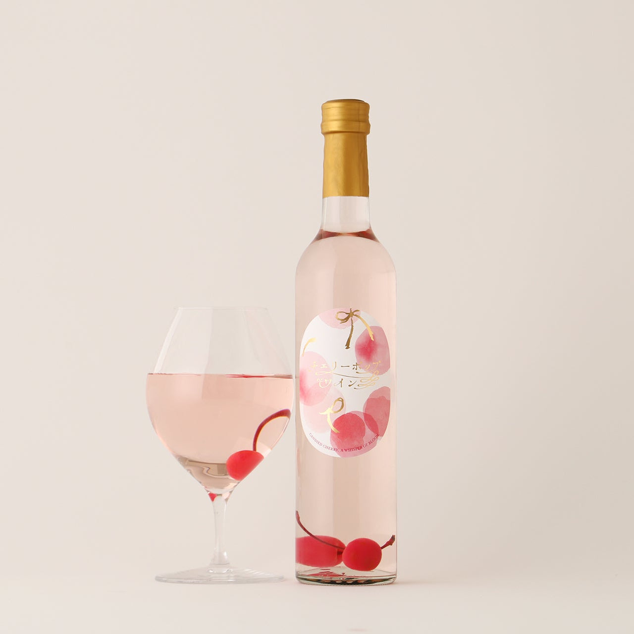 可愛いチェリーピンクの羽バングル&フロート チェリーポップワイン | 山梨県のワイン | クラフト酒・日本酒の通販