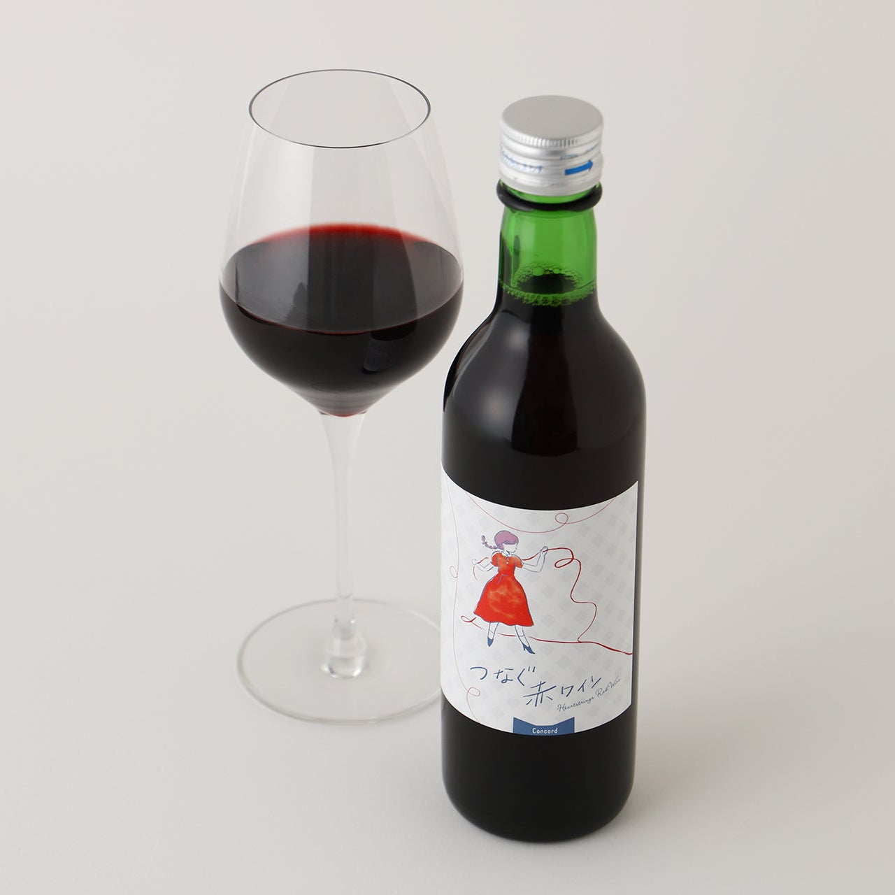 つなぐ赤ワイン