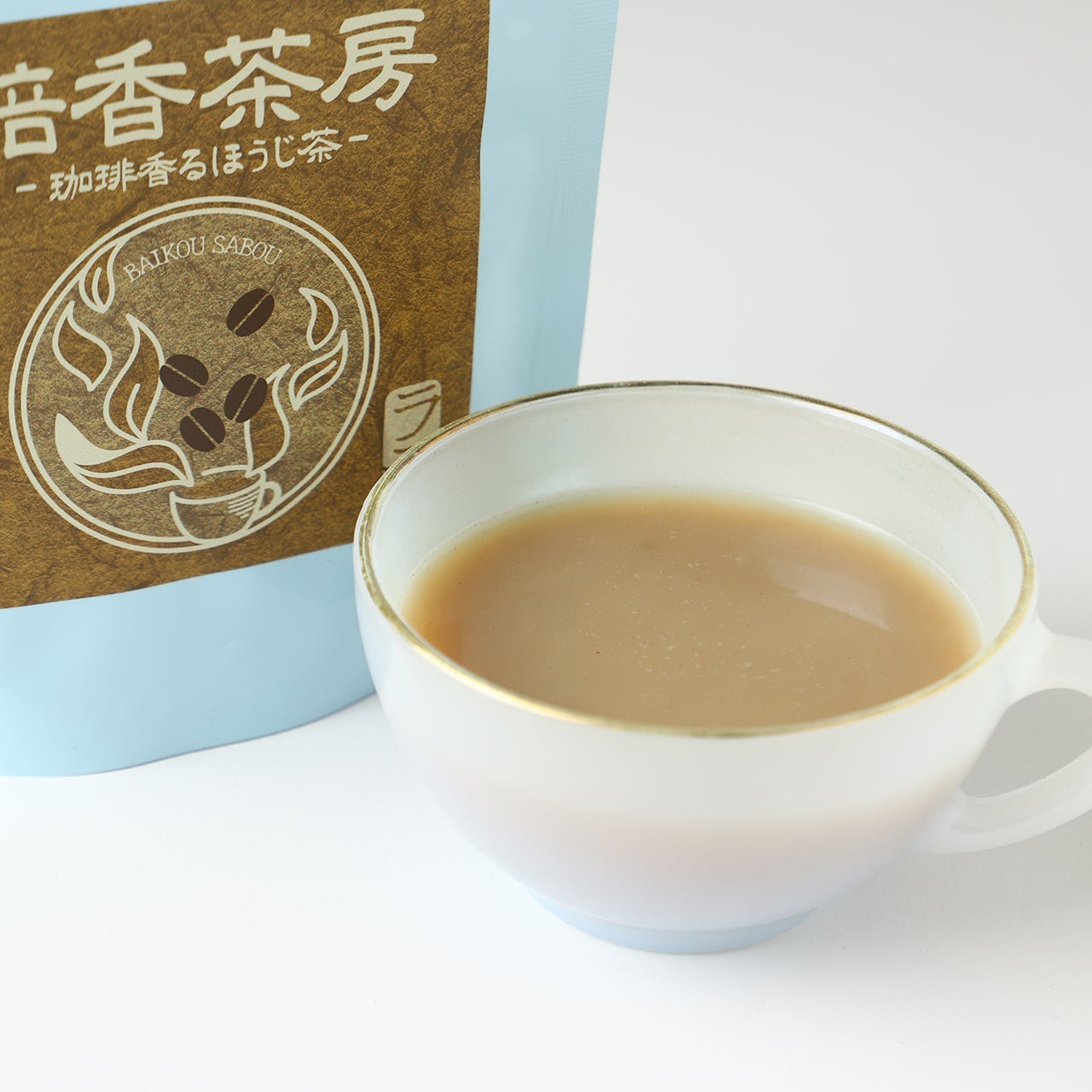 焙香茶房 珈琲香るほうじ茶 -ラテ-