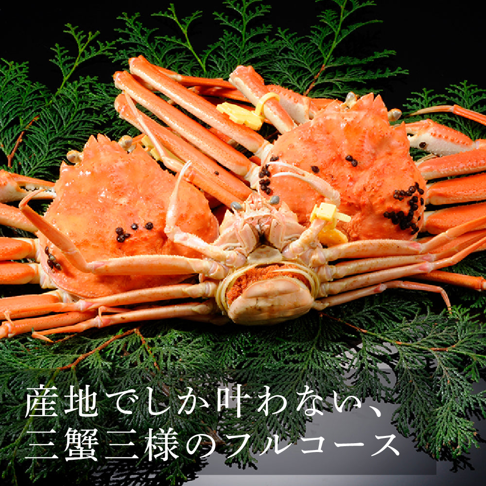 日本海が誇る福井のカニ食べ比べセット