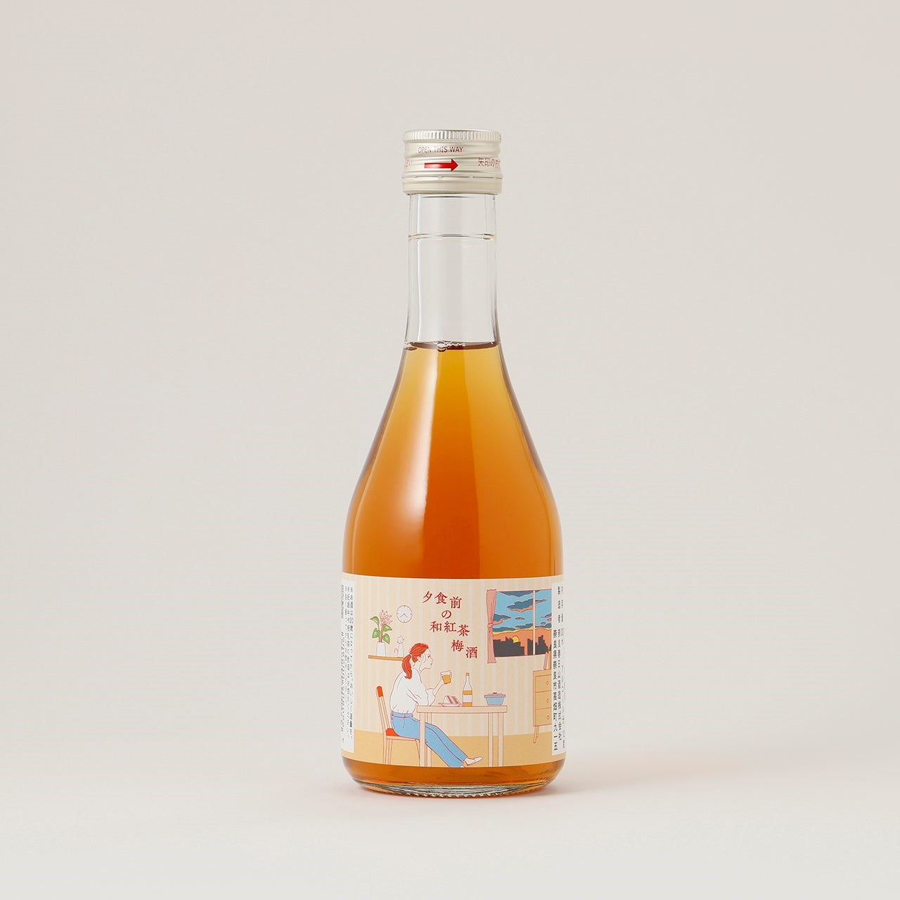 夕食前の和紅茶梅酒 -300ml-