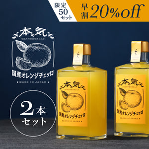 【早割】本気の国産オレンジチェッロ 2本セット