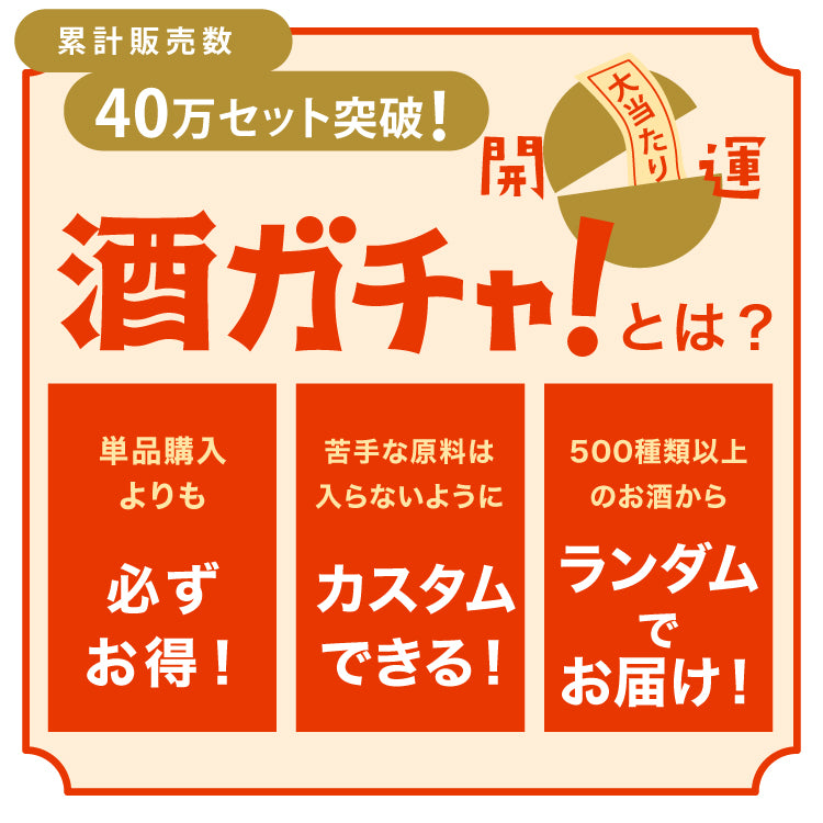 【謎解き解読者限定】酒ガチャ福袋 ひみつの超大吉プラン