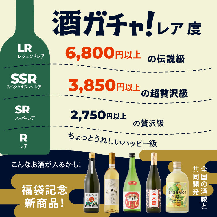 【超早期特典付き】酒ガチャ福袋 竹