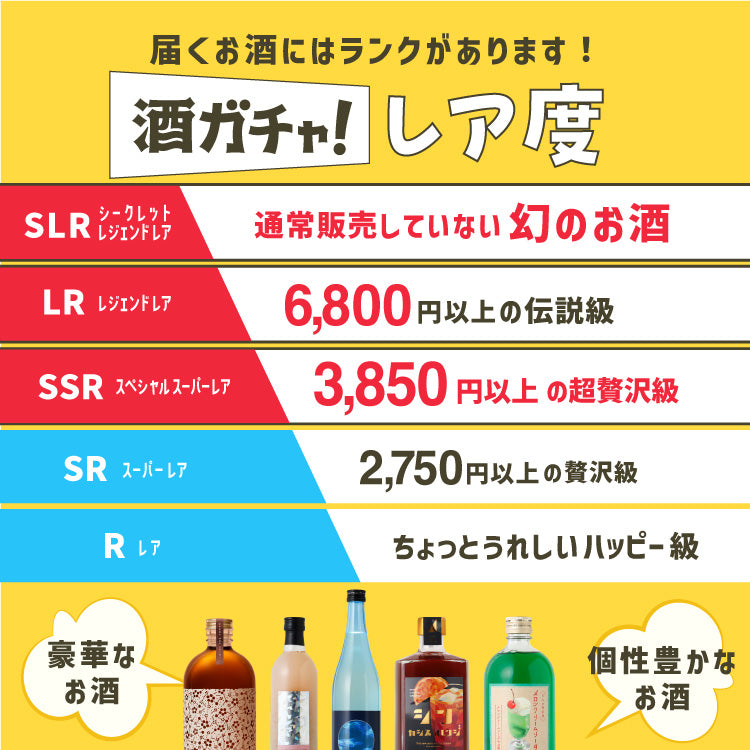 【SSR以上2本確定】酒ガチャGOGOスパークリングプラン