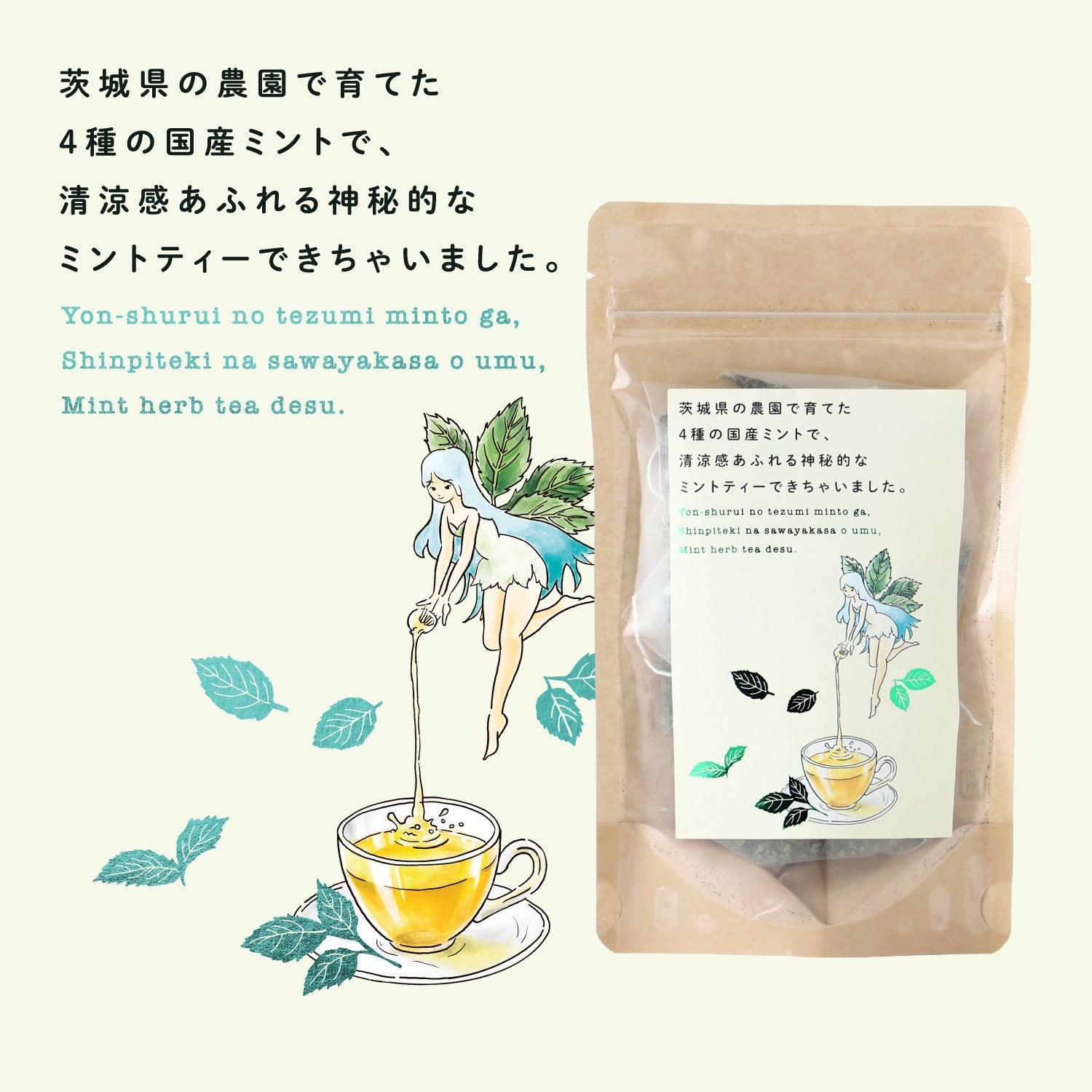 開発秘話】爽やかなのに、深い。4種の国産ミントが織りなす贅沢ハーブ
