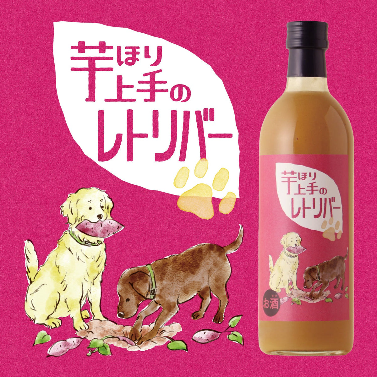 芋ほり上手のレトリバー