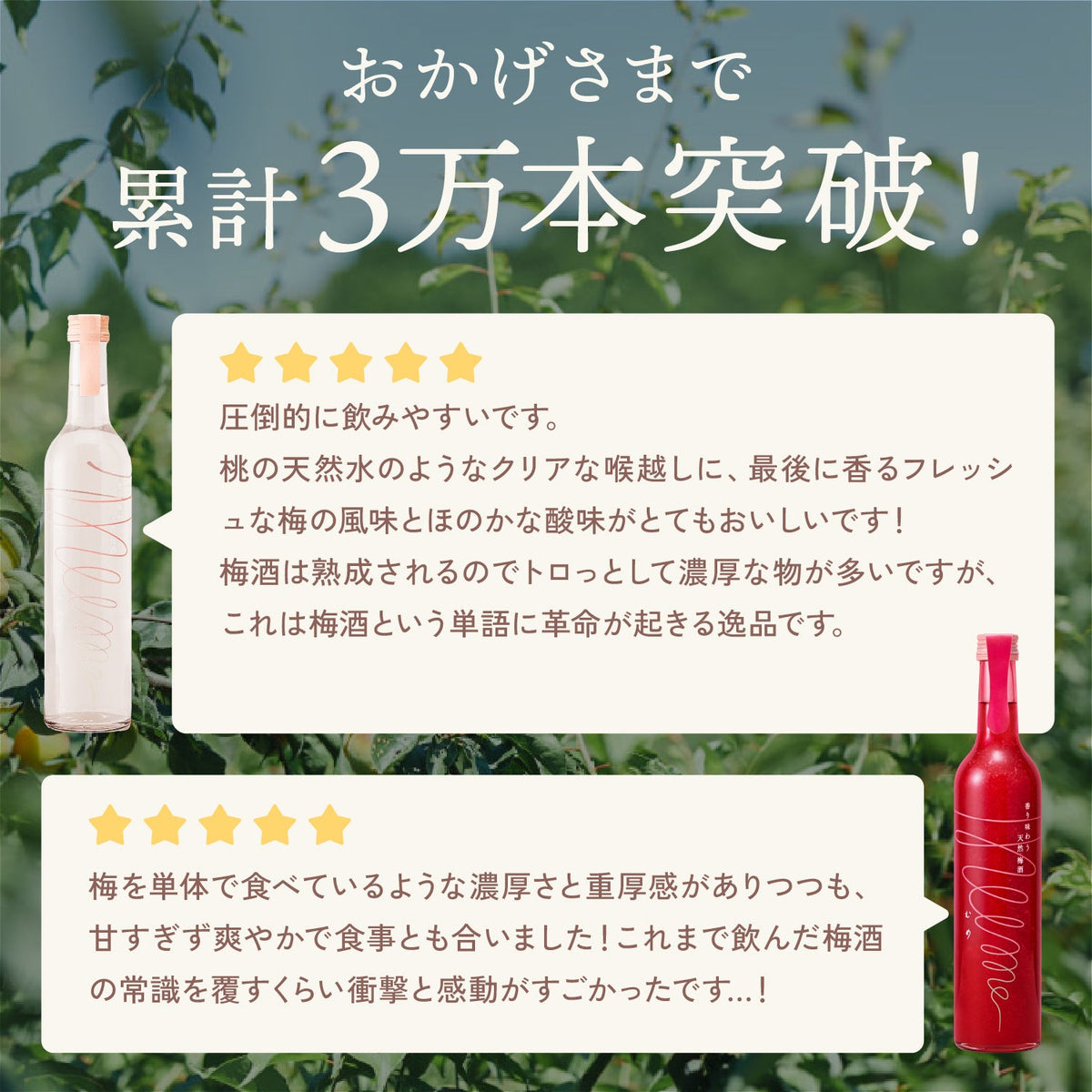 【必ず40%以上OFF】mume6周年記念！選べるmumeシリーズ2本セット