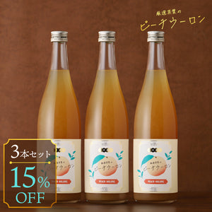 厳選茶葉のピーチウーロン 3本セット