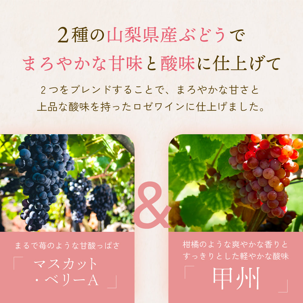 桜のロゼワイン