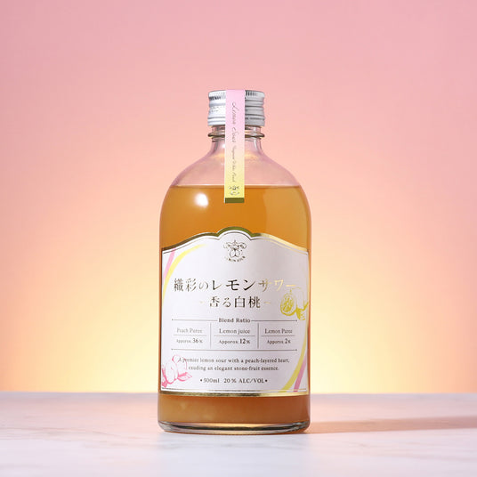 織彩のレモンサワー ～香る白桃～