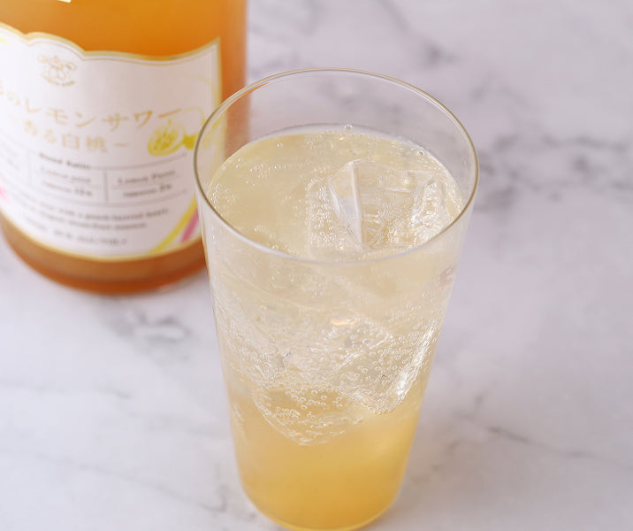 織彩のレモンサワー ～香る白桃～