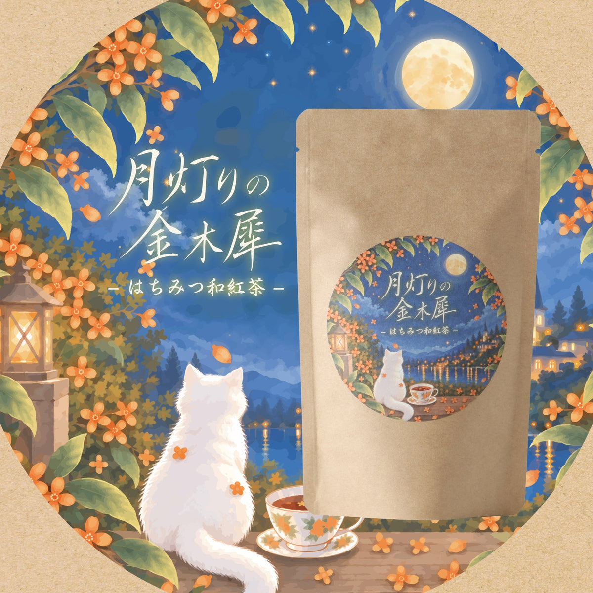 月灯りの金木犀 -はちみつ和紅茶-